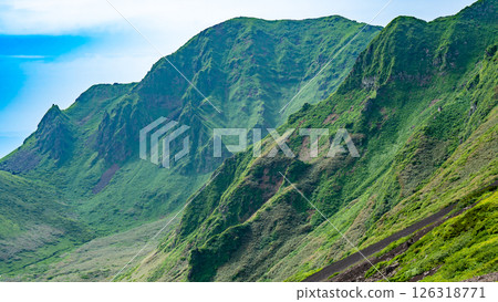 Beautiful summer at Mt. Akita Komagatake 126318771