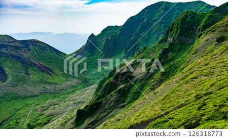 Beautiful summer at Mt. Akita Komagatake Beautiful summer at Mt. Akita Komagatake 126318773