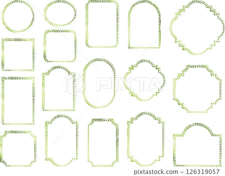 框架刷4，4黃綠色 126319057
