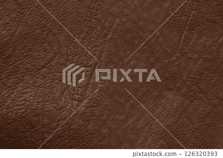 Dark brown leather texture background with seamless pattern and high resolution. 126320393