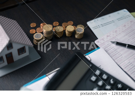 Finance bank tax expense accounting budget money businessman home for Business expense analysis saving use Financial calculate accountant close up calculator with graph chart hand write office desk Finance bank tax expense accounting budget money businessman home for Business expense analysis saving use Financial calculate accountant close up calculator with graph chart hand write office desk 126320583