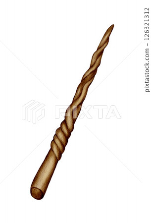 Twisted wooden magic wand Twisted wooden magic wand 126321312