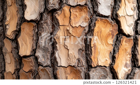 Texture of bark 126321421