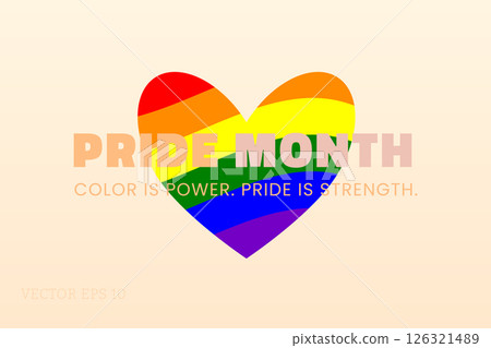 Color Is Power Pride Is Strength Beige Poster 126321489