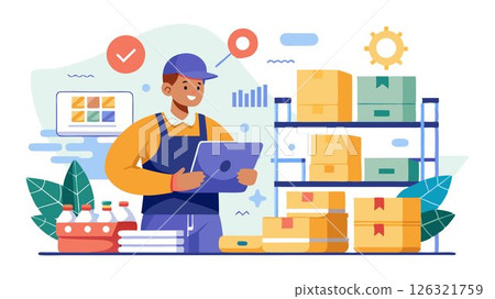 Stocking shelves and replenishing inventory to maintain adequate product levels. Stocking shelves and replenishing inventory to maintain adequate product levels. 126321759