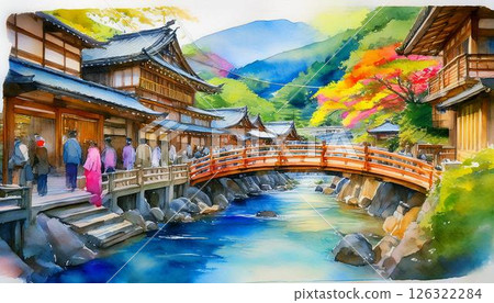 Discover the unique charm of Kinosaki Onsen, a captivating town nestled in the mountains, offering a blend of traditional onsen culture, beautiful scenery, and relaxing experiences. 126322284