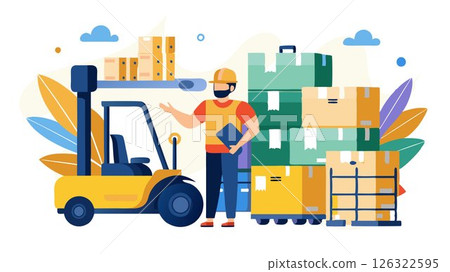 They utilize various equipment, such as forklifts and pallet jacks, to transport and organize materials safely and effectively. 126322595