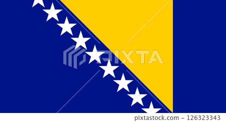 flag of Bosnia and Herzegovina, official state symbol flag of Bosnia and Herzegovina, official state symbol 126323343
