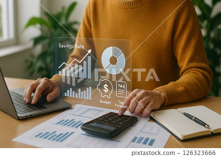 Nurse in navy blue uniform touching elderly womans shoulder in an empathetic gesture of support and human connection in caregiving context 126323666