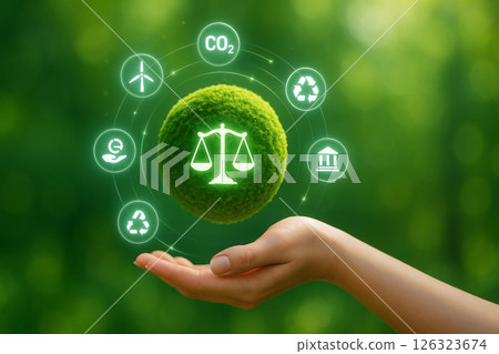 Nurse in navy blue uniform touching elderly womans shoulder in an empathetic gesture of support and human connection in caregiving context 126323674