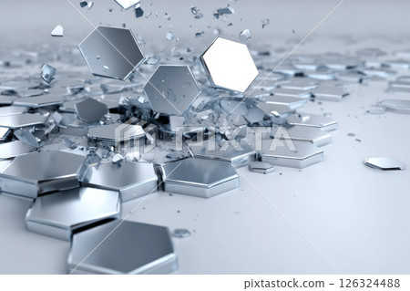 Hexagon Background Hexagon Background 126324488