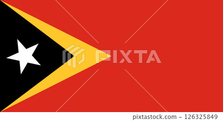 flag of East Timor, official state symbol flag of East Timor, official state symbol 126325849