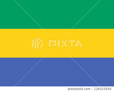 flag of Gabon, official state symbol flag of Gabon, official state symbol 126325850