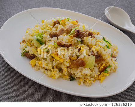 Lettuce fried rice 126326219