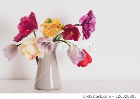 Bouquet of tulips. 126326395