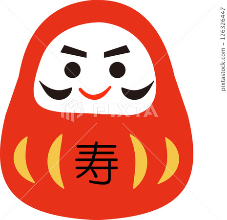 Daruma illustration Kotobuki 126326447