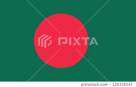 flag of the Bangladesh, national symbol 126326541