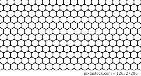 Two-dimensional flat graphene carbon molecule as a hexagon seamless bg Two-dimensional flat graphene carbon molecule as a hexagon seamless bg 126327296