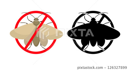 Preventing Clothes Moth Infestation with Symbols Preventing Clothes Moth Infestation with Symbols 126327899
