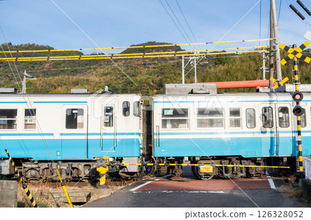 【牟岐線】經過鳥居的本地列車 126328052