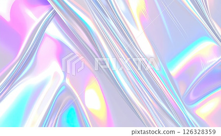 《AI Image》Rainbow film background material 126328359