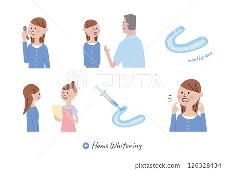 居家牙齒美白說明圖 126328434