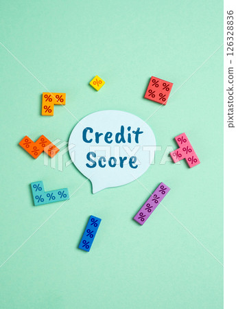 Credit score. Improving your credit history and financial literacy. Ability to secure loans, mortgages, and financial Opportunities. debt management, loan approval. Personal credit rating. 126328836