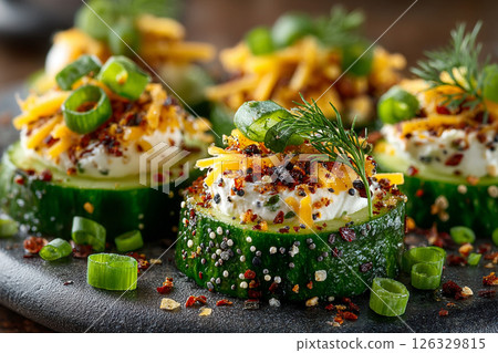 Cucumber Hors d'Oeuvres 126329815