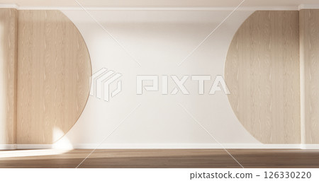 modern empty interior modern style wooden floor.3D rendering 126330220