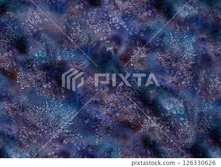 Dark blue with abstract background with starry sky texture. Watercolor hand drawn illustration template for design magic, esoteric, zodiac, astronomy, astrology, invitations, textiles, wallpaper Dark blue with abstract background with starry sky texture. Watercolor hand drawn illustration template for design magic, esoteric, zodiac, astronomy, astrology, invitations, textiles, wallpaper 126330626