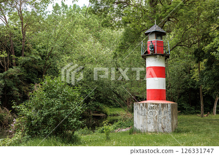 At the Paliste campsite on the Dyje River next to the village of Nejdek, Czech Republic At the Paliste campsite on the Dyje River next to the village of Nejdek, Czech Republic 126331747