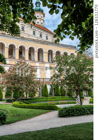 The ancient city center of Mikulov in South Moravia, Czech Republic 126331770