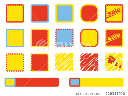 醒目的貼紙材料套裝1 醒目的貼紙材料套裝1 126331920