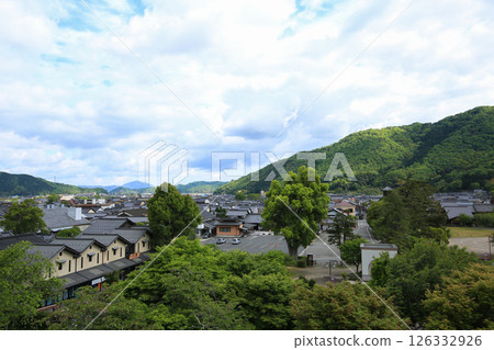 兵庫縣勝岡市出石城二之丸遺址的景色 兵庫縣勝岡市出石城二之丸遺址的景色 126332926
