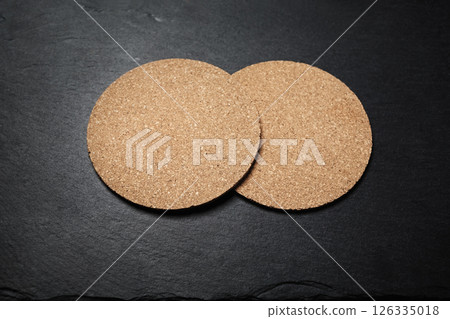 Cork beer coasters Cork beer coasters 126335018