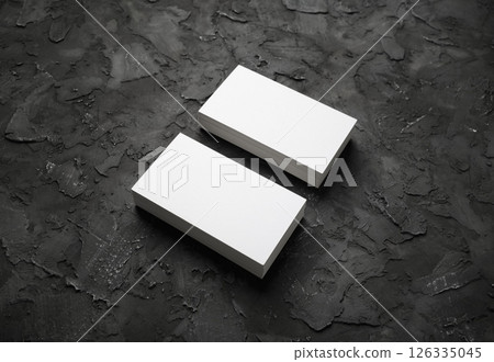 Blank business cards Blank business cards 126335045