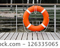 Lifebuoy on the fence 126335065