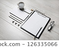 Blank corporate stationery 126335066
