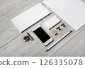 Photo of blank stationery 126335078