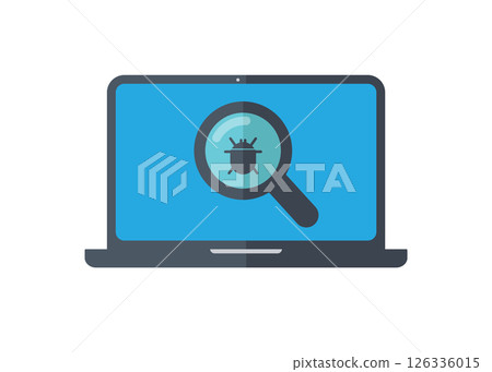 Computer Virus Search Vector Icon stock illustration Computer Virus Search Vector Icon stock illustration 126336015
