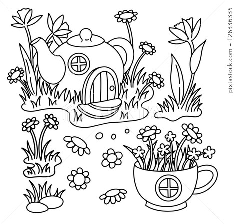 set, vector, window 126336335