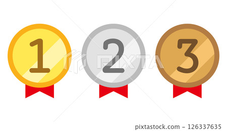 Ranking medal set 126337635