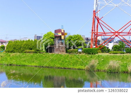 Scenery along the Obara River in Kashiwa City, Chiba Prefecture, April 2025 126338022