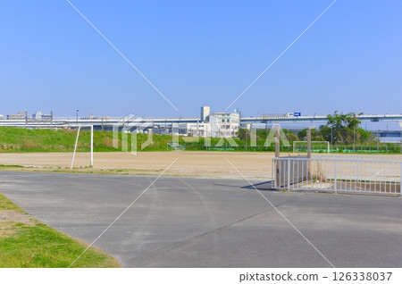 Arakawa Cycling Road, Edogawa Ward, TokyoApril 2025 126338037