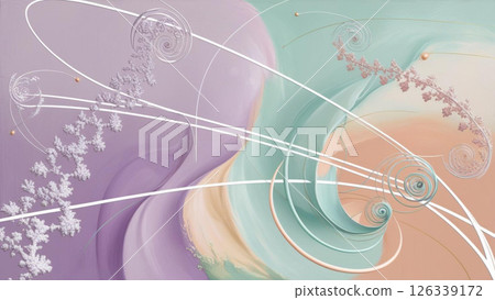 數學結構與幻想的融合（抽象繪畫） 126339172