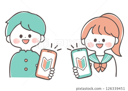 國中和高中學生(無論男女)首次接觸智慧型手機 國中和高中學生(無論男女)首次接觸智慧型手機 126339451