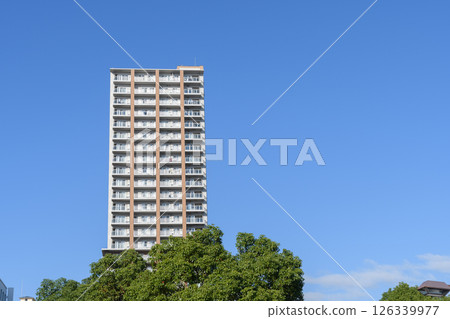 Mansion in the blue sky Mansion in the blue sky 126339977