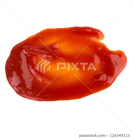 tomato ketchup isolated on white background splash tomato ketchup isolated on white background splash 126340115