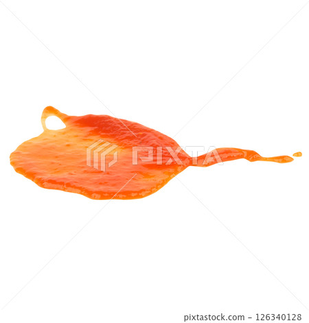 tomato ketchup isolated on white background splash tomato ketchup isolated on white background splash 126340128