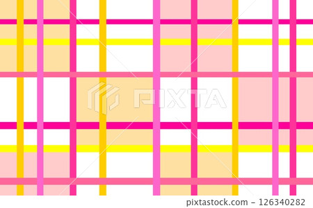 格子圖案，幾何圖案，方塊，橘色，粉紅色 126340282